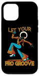 iPhone 12/12 Pro Let Your Fro Groove Retro 70s Music Afro Disco Funky Case