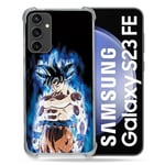 Cokitec Coque Renforcée pour Samsung Galaxy S23 FE Manga Dragon Ball Sangoku Noir