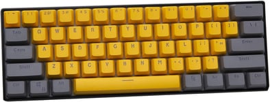 Touches PBT 61 touches rétroéclairées bicolore pour clavier Ducky / GH60 / RK61 / ALT61 / Annie/Keyboard Poker Keys Gaming Mécanique