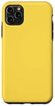 Coque pour iPhone 11 Pro Max Couleur jaune moutarde simple