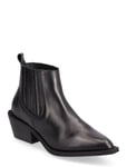 Biamona Western Boot Low Chelsea Crust Black Bianco