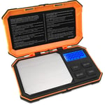 Balance de Précision, 200g/0.01g, 50g de Poids D'étalonnage, Balance de Precision 0.01g, Balance de Poche avec Écran lcd, avec Fonction de Tare,