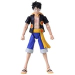 Bandai - Anime Heroes - One Piece - Figurine Anime heroes 17 cm – Monkey D. Luffy version Dressrosa - Licence Officielle One Piece - Figurine articulée Luffy - Jouet Enfant 4 ans et + - 37007