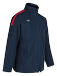 Joma XS Anorak Trivor Mixte, Bleu Marine/Rouge