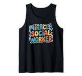 Miracle Social Worker, School Social Work and Caseworker Tank Top