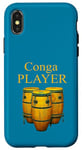 Coque pour iPhone X/XS Instrument de musique à percussion Conga