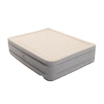 Hi-Gear High-Rise Design Memory Foam King Size Air Bed with Inbuilt Pump,