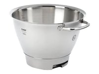 Kenwood Kat711ss - Bunke - Till Mixerställ - Polerat Rostfritt Stål - För Chef Kvc3103, Kvc3105, Kvc3150  Chef Sense Kvc5100  Chef Titanium Kvc7350