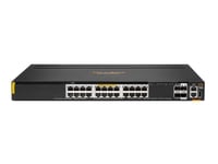 Hewlett Packard Enterprise HPE Aruba 6300M 24-port SFP+ and 4-port SFP56 Switch - switch - 24 porter - Styrt - rackmonterbar