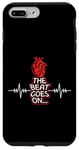 iPhone 7 Plus/8 Plus The Beat Goes On Wear Red For Heart Disease Awareness Case