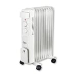 SUNTEC chauffage électrique à huile radiateur HotSafePro 2000 watts heater ultra power - 9 lamelles chauffantes + 3 niveaux de chauffage