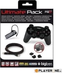 pack manette sans fil playstation 3 ps3 oreillette câble hdmi trigger ultimat