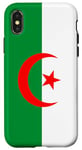 Coque pour iPhone X/XS Algérie Drapeau Cadeau algérien pour les Algériens