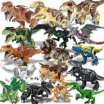 1kpl Jurassic Big Size Dinosaur Building Blocks T-rex Quetzalcoatlus Baryonyx Toimintafiguurit Lasten Lelut Lahjat T-Rex ruskea