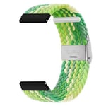 Flätat klockarmband Garmin VivoActive 3 - Gradient green