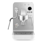 Smeg EMC02WHMUK Mini Pro Espresso Coffee Machine in White