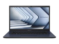 ASUS ExpertBook B1 B1402CVA-EB0182X - Intel Core i7 - 1355U / jusqu'à 5 GHz - Win 11 Pro - Carte graphique Intel Iris Xe - 16 Go RAM - 512 Go SSD NVMe - 14" 1920 x 1080 (Full HD) - Gigabit Ethernet - Wi-Fi 6, Bluetooth - noir étoilé