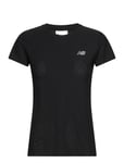 New Balance Jacquard Slim T-Shirt Svart