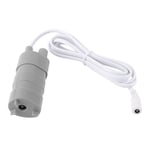 Pompe Submersible électrique Professionnelle 12V 15 litres Pompe à Eau avec Cordon puits Profonds pour arrosage de Jardin Lavage de Voiture - Gris et Blanc