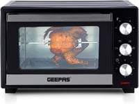 Geepas 25L Mini Oven and Grill – 1600W Electric Oven with Rotisserie & 60 Timer