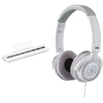 Yamaha P-225 Digital Piano, white - Lightweight, Portable digital piano bundled with HPH-150 Headphones