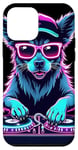 Coque pour iPhone 12 mini DJ HOUSE Chien DJ Dog