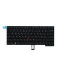 Lenovo - notebook replacement keyboard - US International - Bærbar tastatur - til udskiftning - Universal - Sort