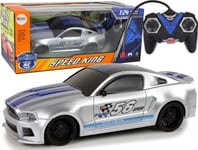 Leantoys Sports Speed Car Fjärrstyrd R/C Silver 1:24 Speed King