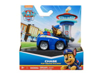 Paw Patrol Paw Vhc Pup Squad Racer Core Chase Gml, Polisbil, Paw Patrol, 3 År, Plast, Svart, Blå, Vit