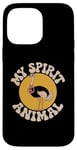 Coque pour iPhone 14 Pro Max Citation drôle d'autruche est mon esprit animal citations drôles d'autruche