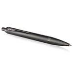 Parker IM Monochrome Ballpoint Pen | Gun Metal Finish and Trims | Medium Point with Blue Ink | Gift Box