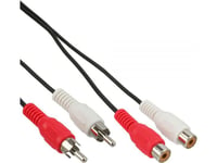 Kabel Intos Rca (Cinch) X2 - Rca (Cinch) X2 2.5M Czarny (89932)