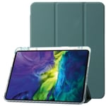 iPad Pro 12,9" 2022/2021/2020/2018 etui med en pennelomme - Grøn