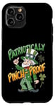 Coque pour iPhone 11 Pro Vert, audacieux et anti-pincement – Fête de la Saint-Patrick irlandais-américaine