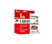 2 * Inkrite Multipack Ink Cartridge for Canon PIXMA MG5450/PIXMA iP7250/PIXMA