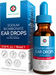 Quick-Action Sodium Bicarbonate Ear Drops for Wax Removal and Blocked Ears, 10Ml