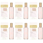 Jovan White Musk Eau De Cologne Spray For Women 96ml x 6