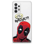 ERT GROUP Coque de téléphone Portable pour Samsung A32 4G LTE Original et sous Licence Officielle Marvel Motif Deadpool 010 Parfaitement adapté à la Forme du téléphone Portable, partiel imprimé