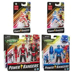 Power Rangers - Red, Blue 15cm Rangers & Red, Blue 2.5" Limited Edition Figures