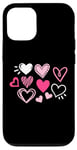 iPhone 12/12 Pro Cute Happy Valentines Day Cute Love Heart Pattern Women Kids Case