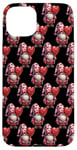 iPhone 15 Plus Funny Valentines Gnome Dad Graphic With Red Heart Lollipops Case