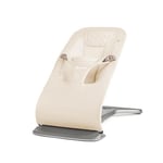 Ergobaby 3-in-1 Evolve Bouncer Mesh, transat ergonomique pour les nouveau-nés de la naissance aux tout-petits, balançoire respirante avec insert pour nouveau-né (2,5 kg - 13,2 kg), Cream