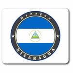 Computer Mouse Mat - Awesome Nicaragua Flag America Office Gift #9238