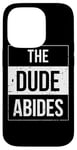 iPhone 14 Pro The Dude Abides Vintage Design For Film Loving Bowler Case