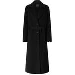 Blouson Pinko  Long manteau rose noir