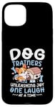 Coque pour iPhone 15 Plus Dresseurs de chiens Libérez la joie One Laugh At A Time