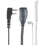 PNI Headphone with microphone and acoustic tube HF34 with 2 pins Midland plug