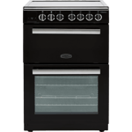 Rangemaster Professional Plus 60 PROPL60EIBL/C 60cm Electric Cooker with Induction Hob - Black / Chrome - A/A Rated