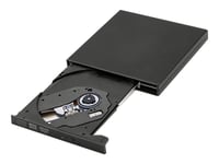 Qoltec - Diskenhet - Dvd±Rw (±R Dl) - 8X - Usb 2.0 - Extern - Svart