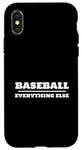 iPhone X/XS Baseball Over and Above Everything Else Fan Graphic Case